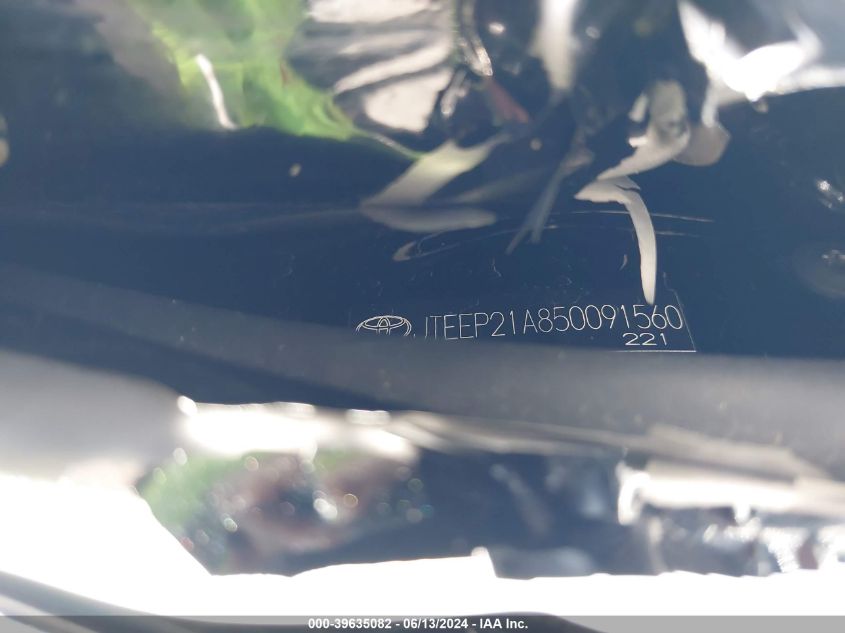2005 Toyota Highlander Limited V6 VIN: JTEEP21A850091560 Lot: 39635082