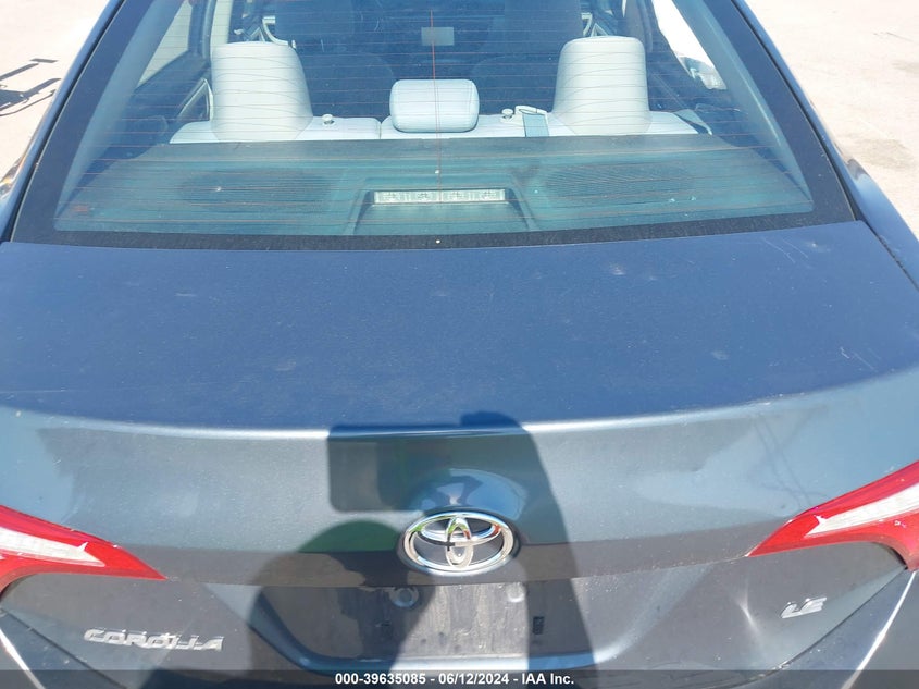 2015 Toyota Corolla Le VIN: 5YFBURHE3FP288760 Lot: 39635085