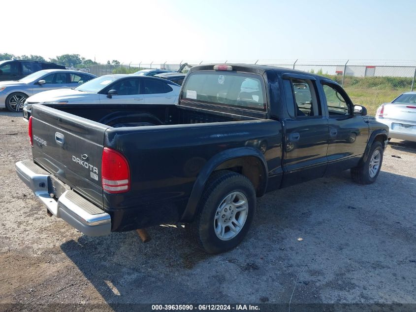 2003 Dodge Dakota Slt VIN: 1D7HL48X53S261271 Lot: 39635090