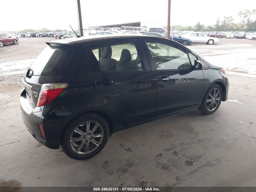 2013 Toyota Yaris Se VIN: JTDKTUD3XDD570954 Lot: 39635101