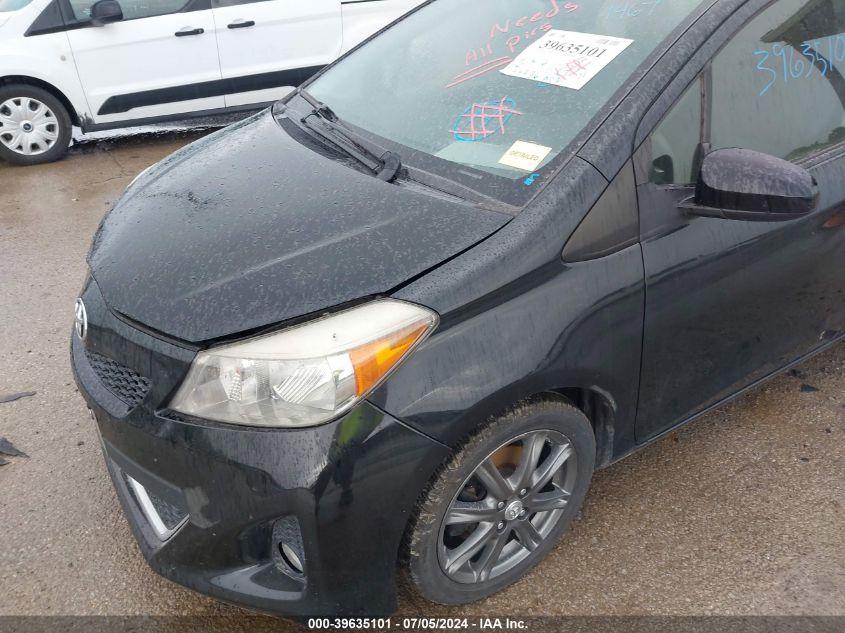 2013 Toyota Yaris Se VIN: JTDKTUD3XDD570954 Lot: 39635101