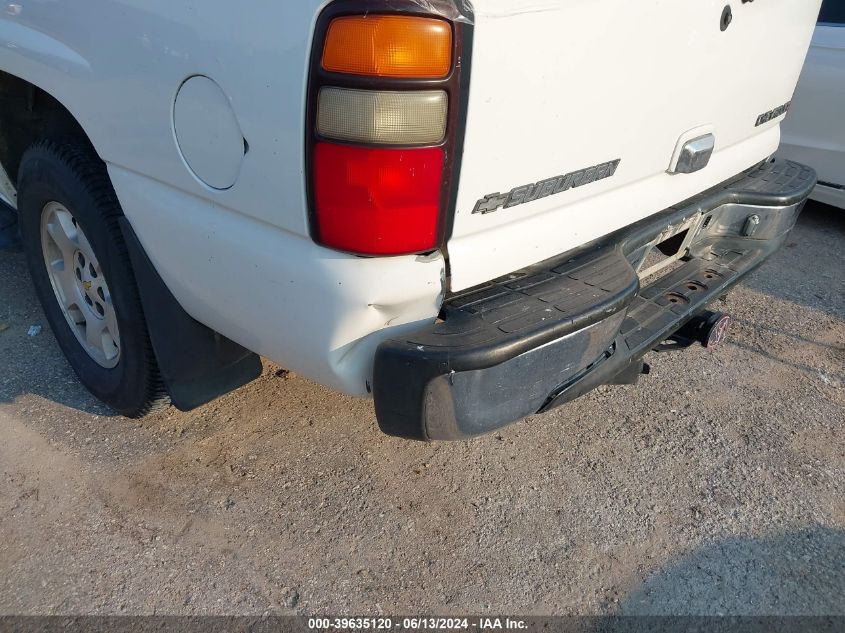 2002 Chevrolet Suburban 1500 Lt VIN: 3GNEC16Z72G288615 Lot: 41095875