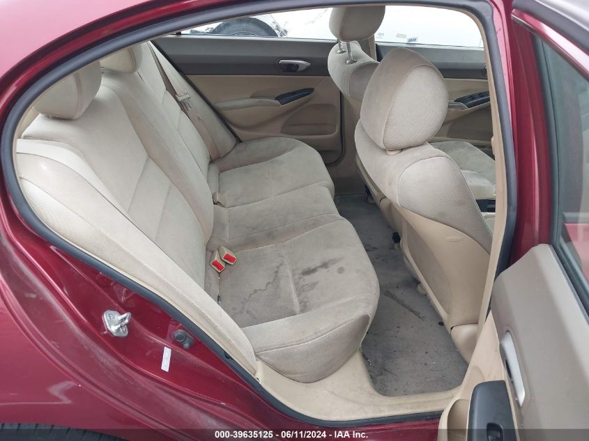 2008 Honda Civic Lx VIN: 1HGFA16528L012307 Lot: 39635125