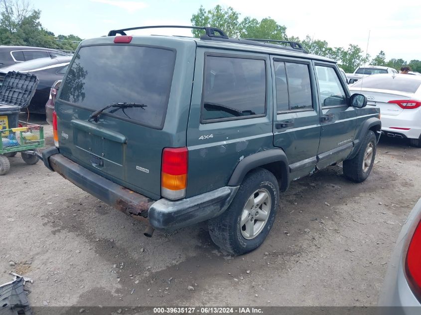 2000 Jeep Cherokee Sport VIN: 1J4FF48S1YL184021 Lot: 39635127