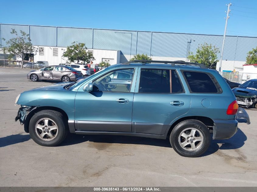 2002 Hyundai Santa Fe Gls/Lx VIN: KM8SC73D92U195224 Lot: 39635143