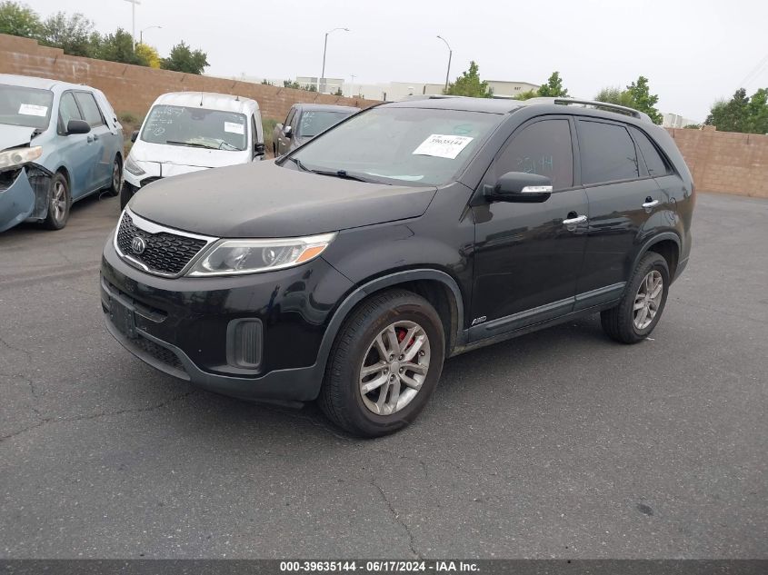 2015 Kia Sorento Lx VIN: 5XYKTDA74FG607671 Lot: 39635144