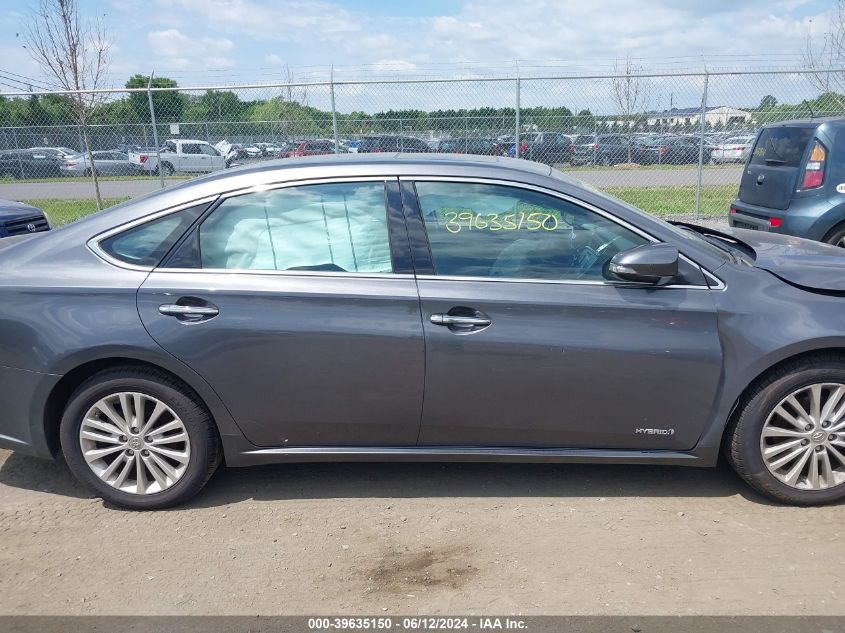 2013 Toyota Avalon Hybrid Xle Touring VIN: 4T1BD1EB2DU017714 Lot: 39635150