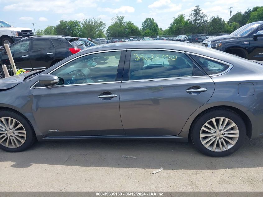 2013 Toyota Avalon Hybrid Xle Touring VIN: 4T1BD1EB2DU017714 Lot: 39635150