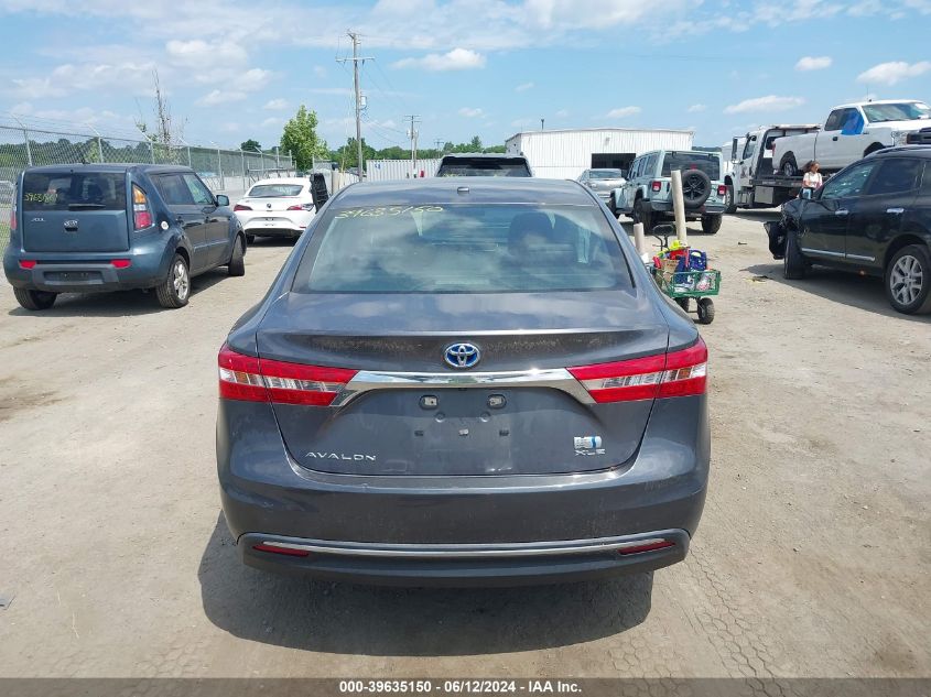 2013 Toyota Avalon Hybrid Xle Touring VIN: 4T1BD1EB2DU017714 Lot: 39635150