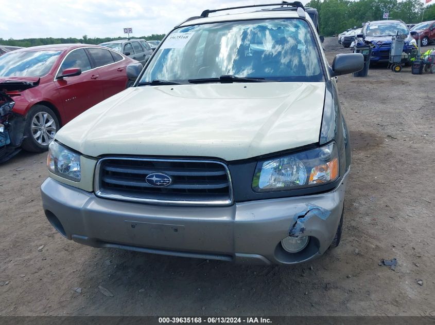 2003 Subaru Forester Xs VIN: JF1SG65643H755684 Lot: 39635168