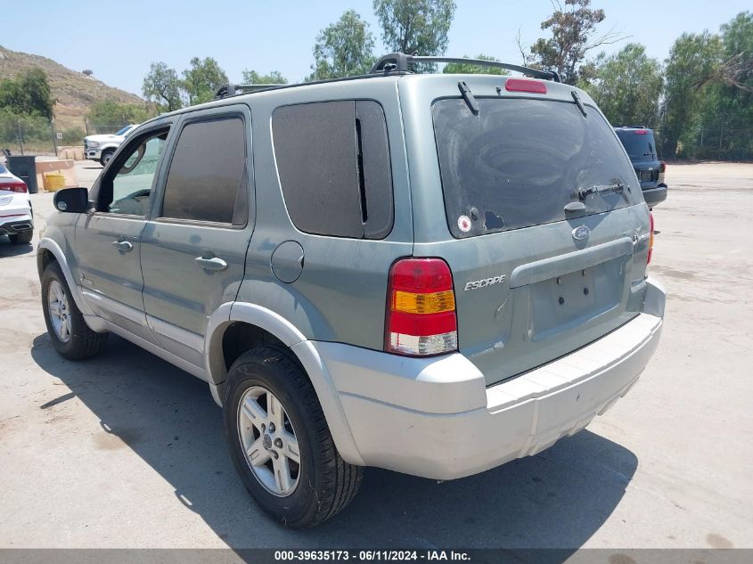 2005 Ford Escape Hybrid VIN: 1FMCU95H05KD16798 Lot: 39635173