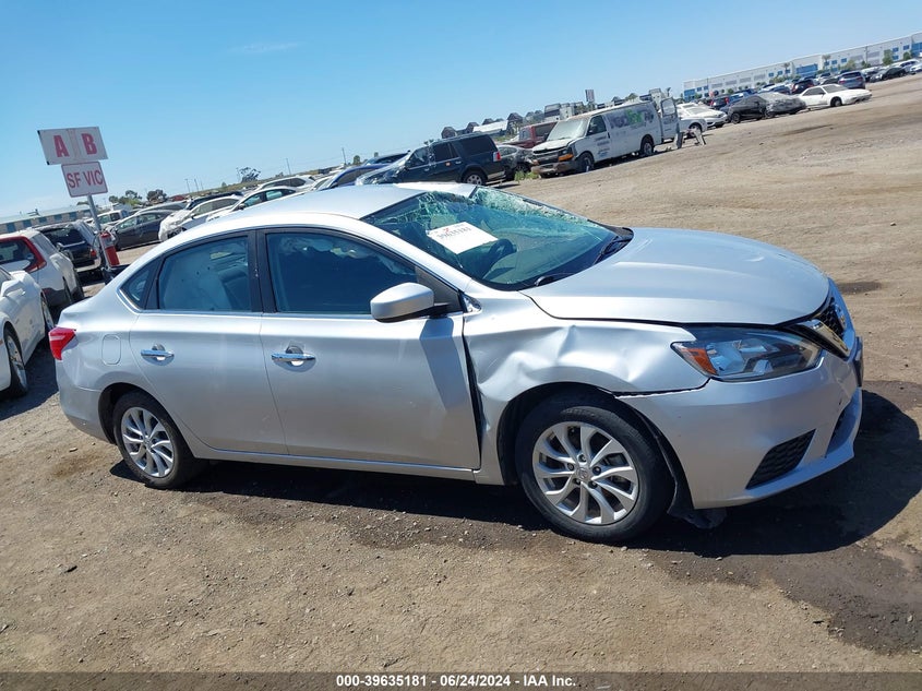 2018 Nissan Sentra Sv VIN: 3N1AB7AP7JY278505 Lot: 39635181