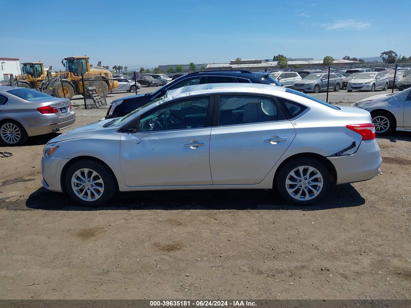 2018 Nissan Sentra Sv VIN: 3N1AB7AP7JY278505 Lot: 39635181