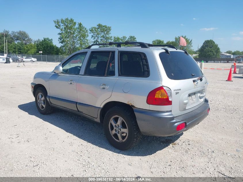 2004 Hyundai Santa Fe VIN: KM8SB12B14U661053 Lot: 39635182