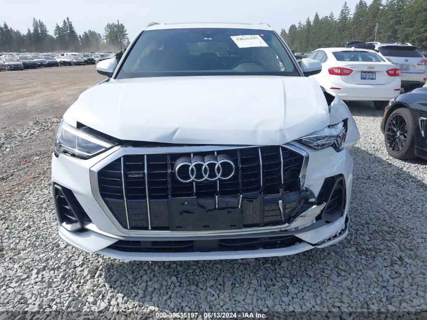 2019 Audi Q3 2.0T S Line Premium VIN: WA1FECF33K1080058 Lot: 39635197