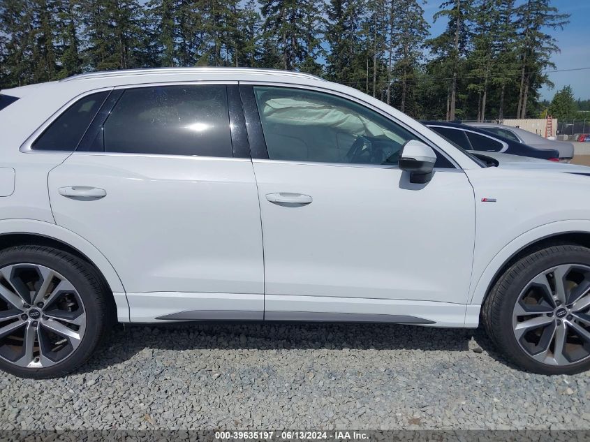 2019 Audi Q3 2.0T S Line Premium VIN: WA1FECF33K1080058 Lot: 39635197