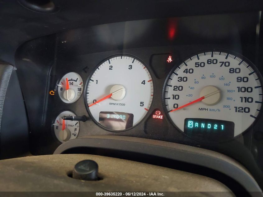 2004 Dodge Ram 2500 Slt/Laramie VIN: 3D7KU28C84G231386 Lot: 39635220