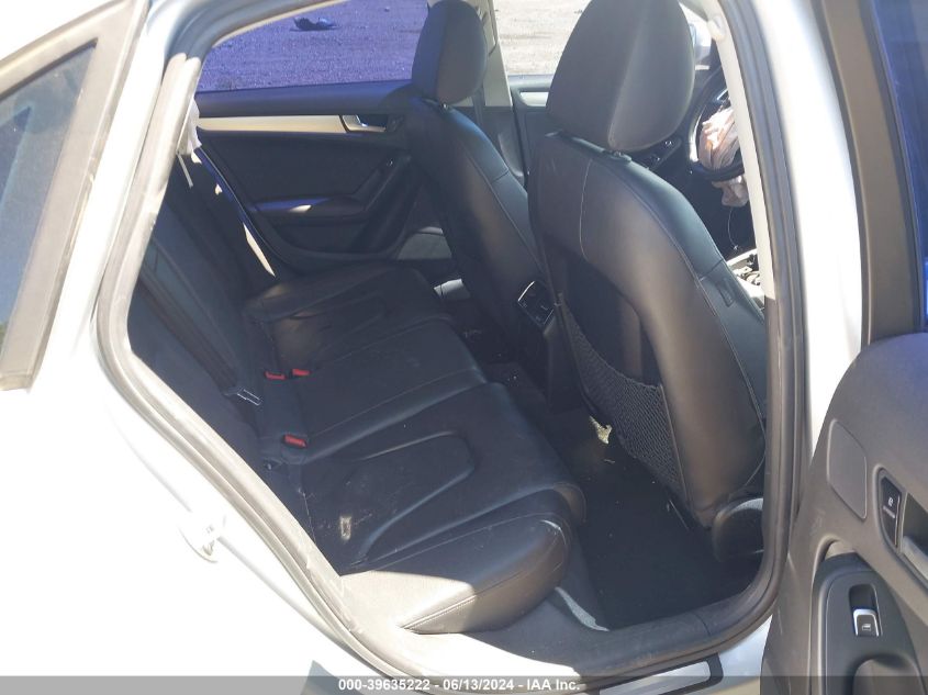 2013 Audi A4 2.0T Premium VIN: WAUFFAFL1DN010963 Lot: 39635222