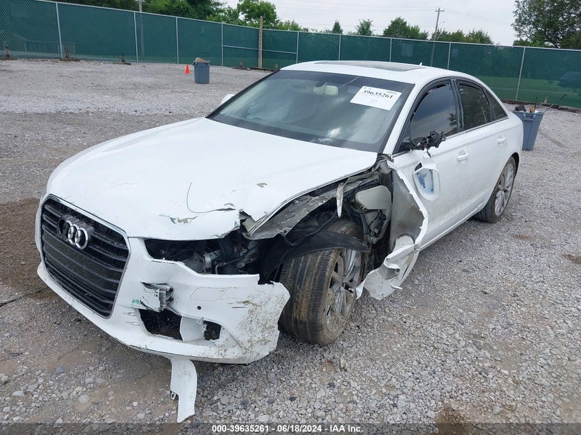 2012 Audi A6 2.0T Premium VIN: WAUDFAFC8CN142317 Lot: 39635261