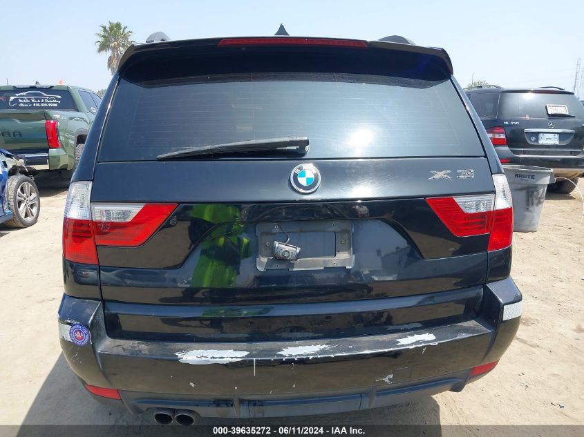 2008 BMW X3 3.0Si VIN: WBXPC93498WJ13398 Lot: 39635272