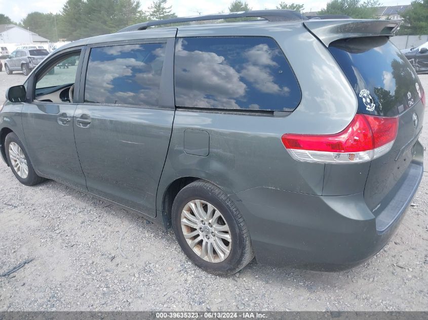 2011 Toyota Sienna Xle V6 VIN: 5TDYK3DC2BS137492 Lot: 39635323