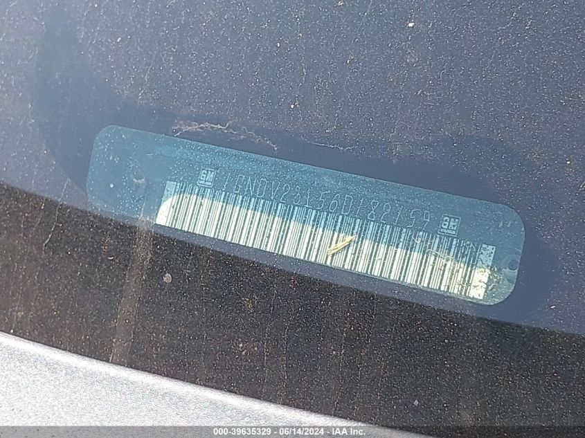 2006 Chevrolet Uplander Ls VIN: 1GNDV23L56D182159 Lot: 39635329