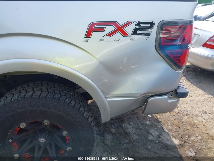 2012 Ford F-150 Fx2 VIN: 1FTFW1CFXCFC47980 Lot: 39635343