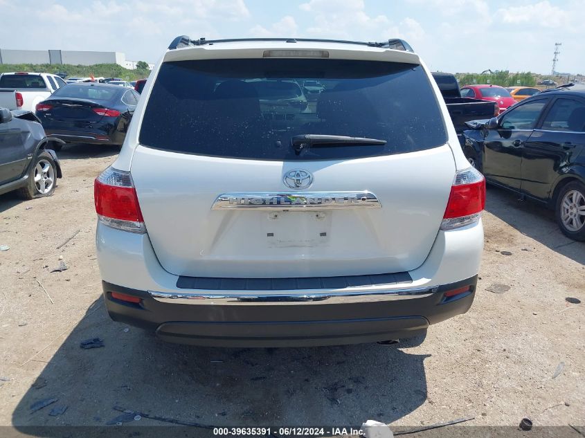 2012 Toyota Highlander Limited V6 VIN: 5TDYK3EH4CS074715 Lot: 39635391