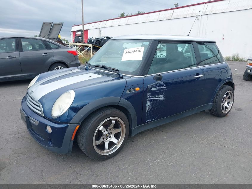 2006 Mini Cooper VIN: WMWRC33566TJ78247 Lot: 39635436