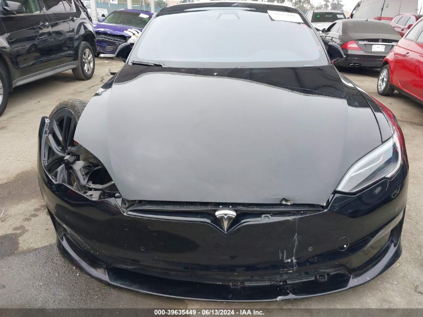 2022 Tesla Model S Dual Motor All-Wheel Drive VIN: 5YJSA1E55NF491643 Lot: 39635449