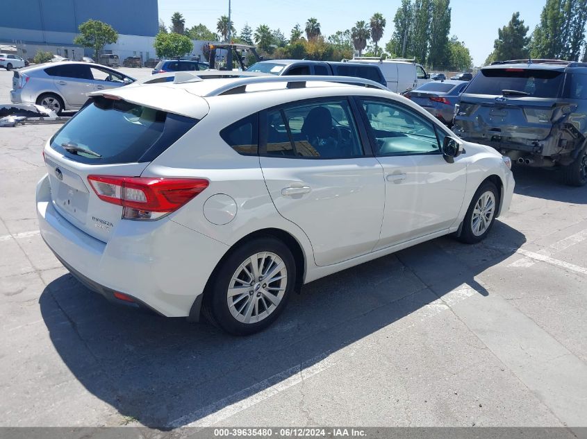 2017 SUBARU IMPREZA 2.0I PREMIUM - 4S3GTAB6XH3700258