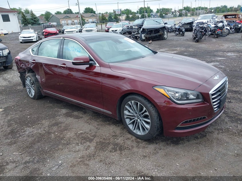 2015 Hyundai Genesis 3.8 VIN: KMHGN4JE7FU099656 Lot: 39635486