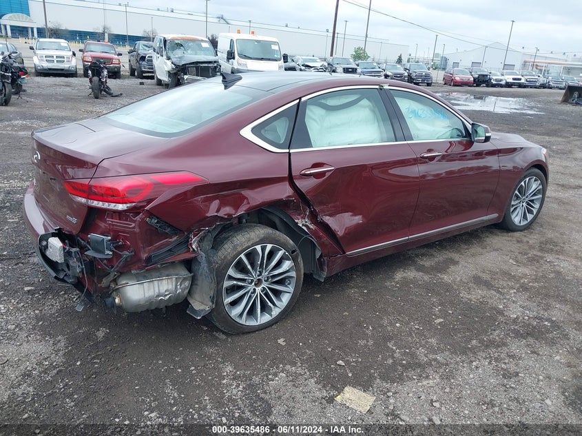 2015 Hyundai Genesis 3.8 VIN: KMHGN4JE7FU099656 Lot: 39635486