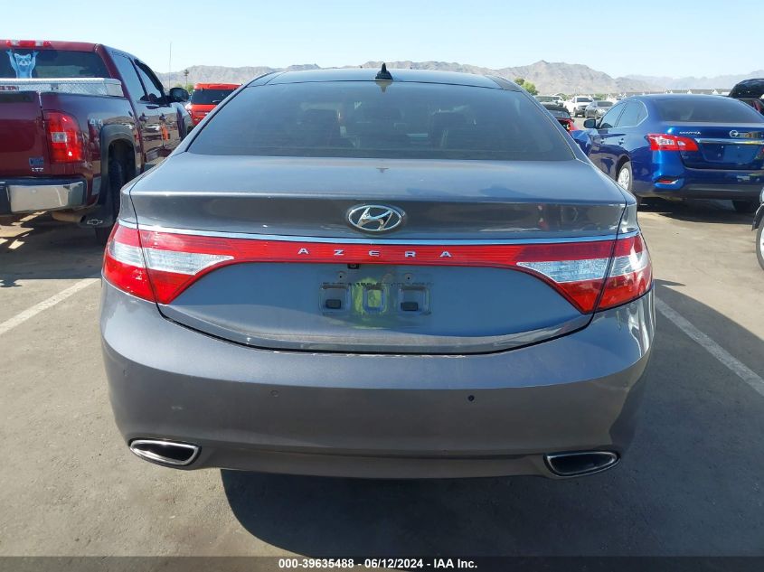 2012 Hyundai Azera VIN: KMHFH4JG4CA136017 Lot: 39635488