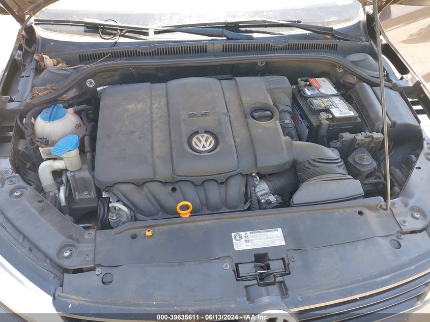 2011 Volkswagen Jetta 2.5L Se VIN: 3VWDX7AJ6BM350422 Lot: 39635611