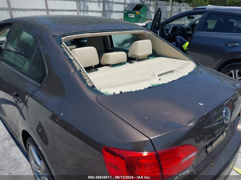 2011 Volkswagen Jetta 2.5L Se VIN: 3VWDX7AJ6BM350422 Lot: 39635611