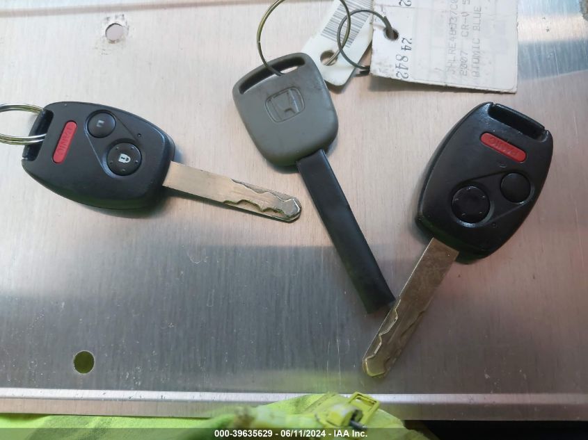 2007 Honda Cr-V Ex VIN: JHLRE48537C005298 Lot: 39635629