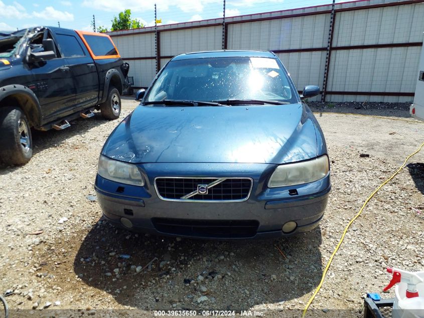 2005 Volvo S60 2.5T VIN: YV1RS592052467282 Lot: 39635650