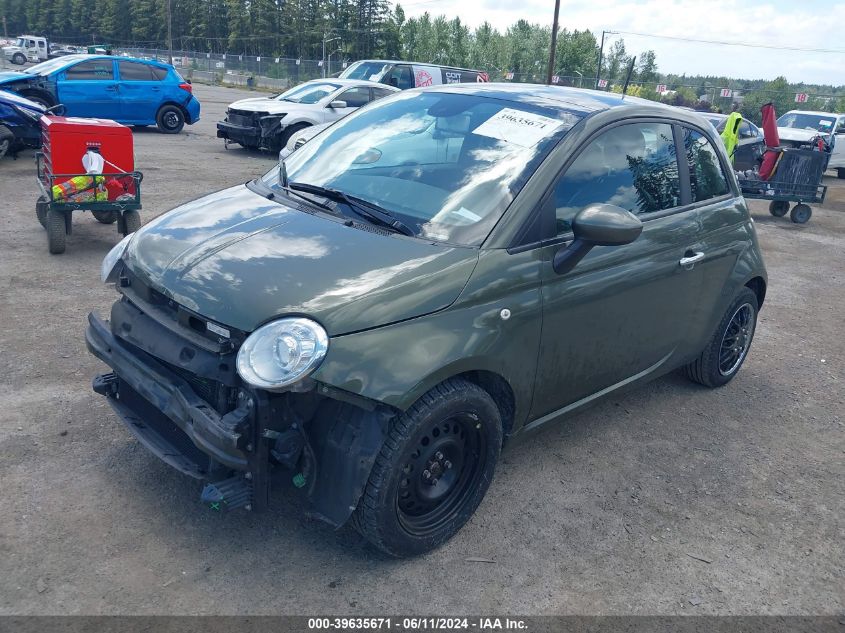 2013 Fiat 500 Pop VIN: 3C3CFFAR1DT698272 Lot: 39635671