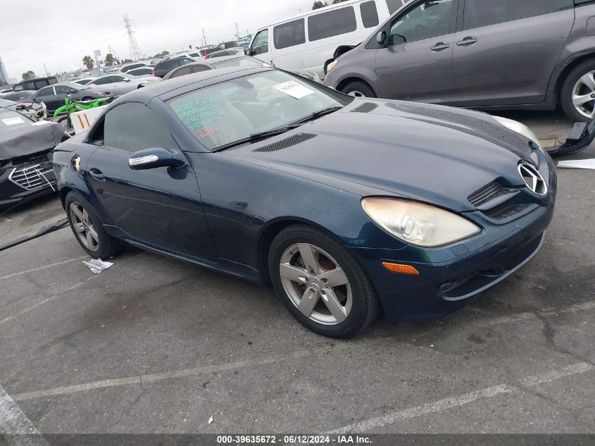 2006 Mercedes-Benz Slk 280 VIN: WDBWK54F86F118835 Lot: 39635672