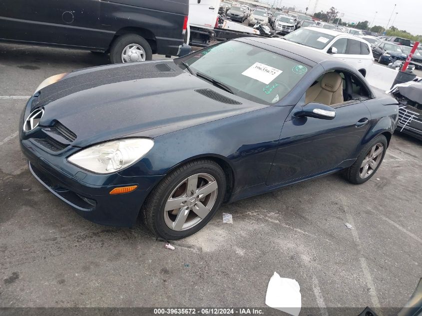 2006 Mercedes-Benz Slk 280 VIN: WDBWK54F86F118835 Lot: 39635672