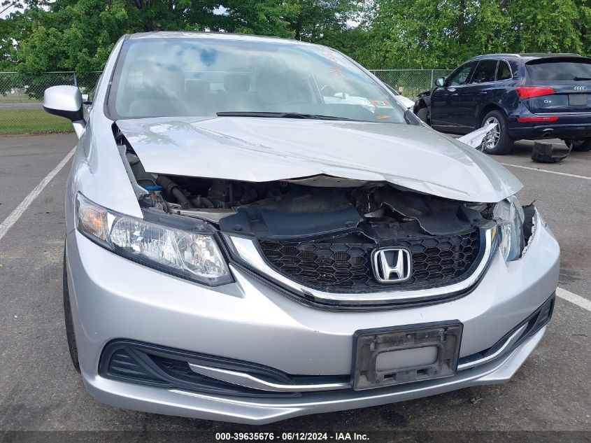 2013 Honda Civic Ex VIN: 19XFB2F86DE268299 Lot: 39635676