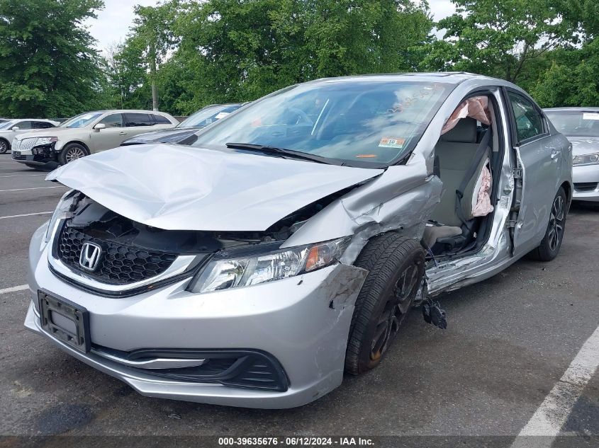 2013 Honda Civic Ex VIN: 19XFB2F86DE268299 Lot: 39635676