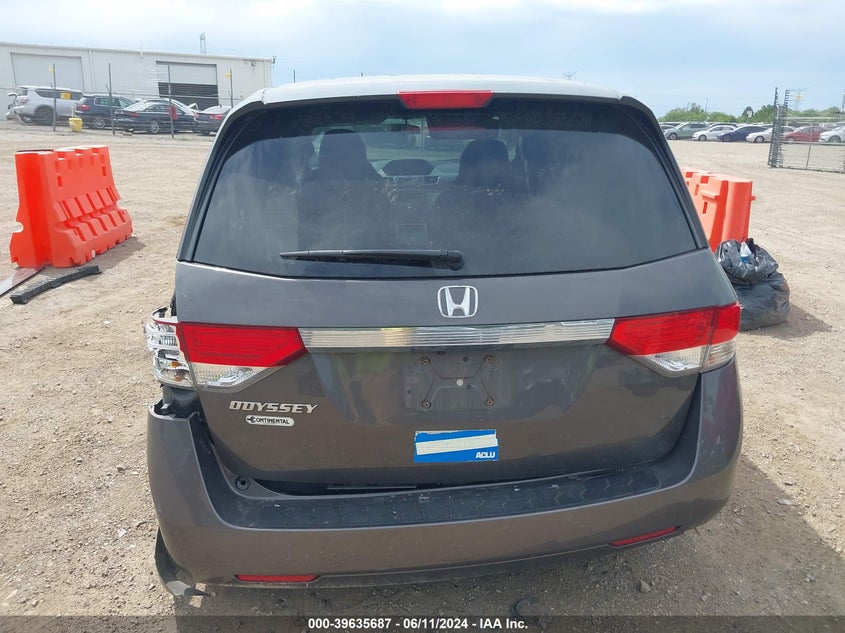 2015 Honda Odyssey Ex VIN: 5FNRL5H4XFB061109 Lot: 39635687
