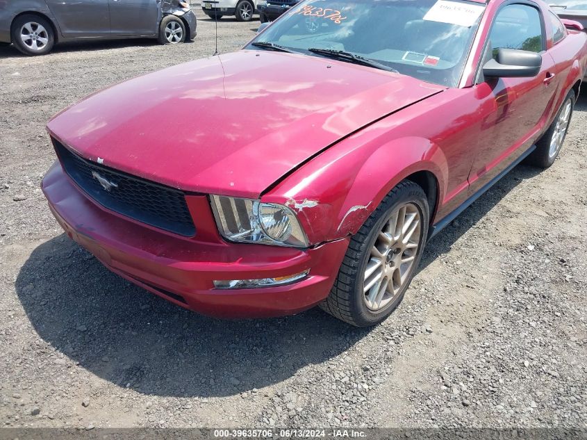 2005 Ford Mustang V6 Deluxe/V6 Premium VIN: 1ZVFT80N055162049 Lot: 39635706