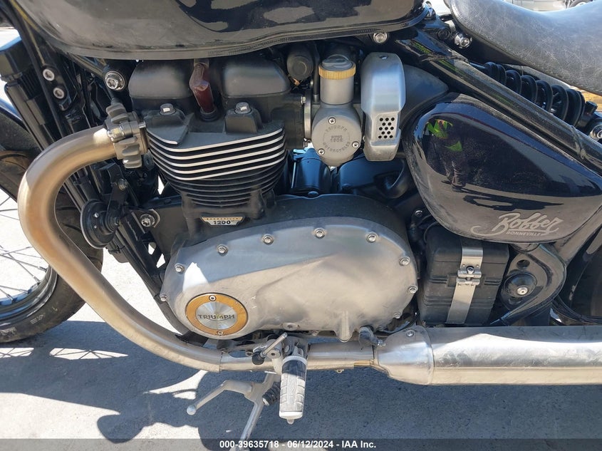 2018 TRIUMPH MOTORCYCLE BONNEVILLE BOBBER - SMTD42HL8JT859175