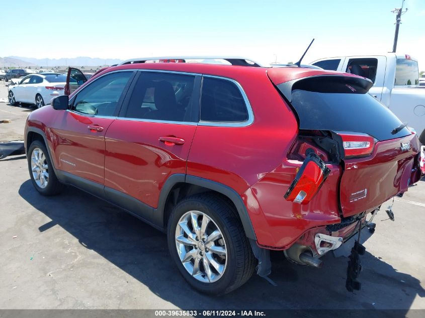 2015 Jeep Cherokee Limited VIN: 1C4PJLDS8FW628628 Lot: 39635833