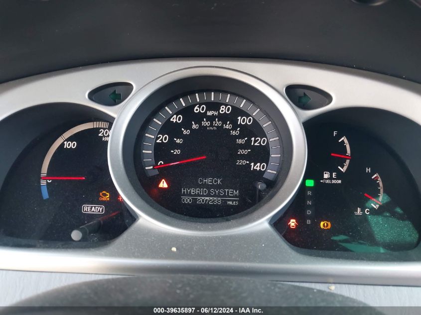 2006 Toyota Highlander Hybrid Limited V6 VIN: JTEDW21A460004852 Lot: 39635897