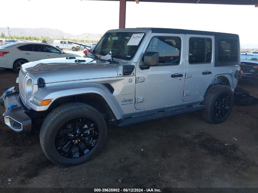 2023 Jeep Wrangler 4Xe Sahara 4X4 VIN: 1C4JJXP6XPW556134 Lot: 39635902