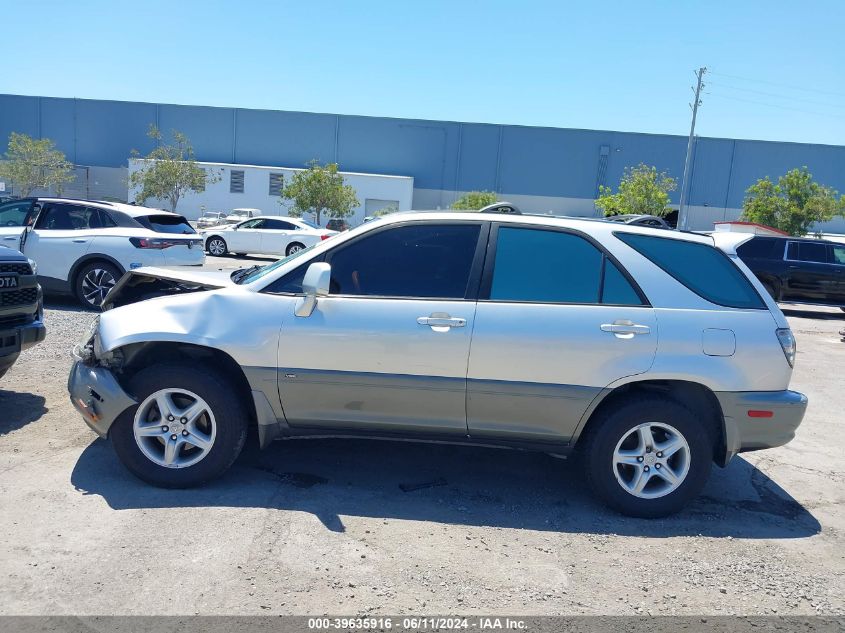 2001 Lexus Rx 300 VIN: JTJHF10U110186513 Lot: 39635916